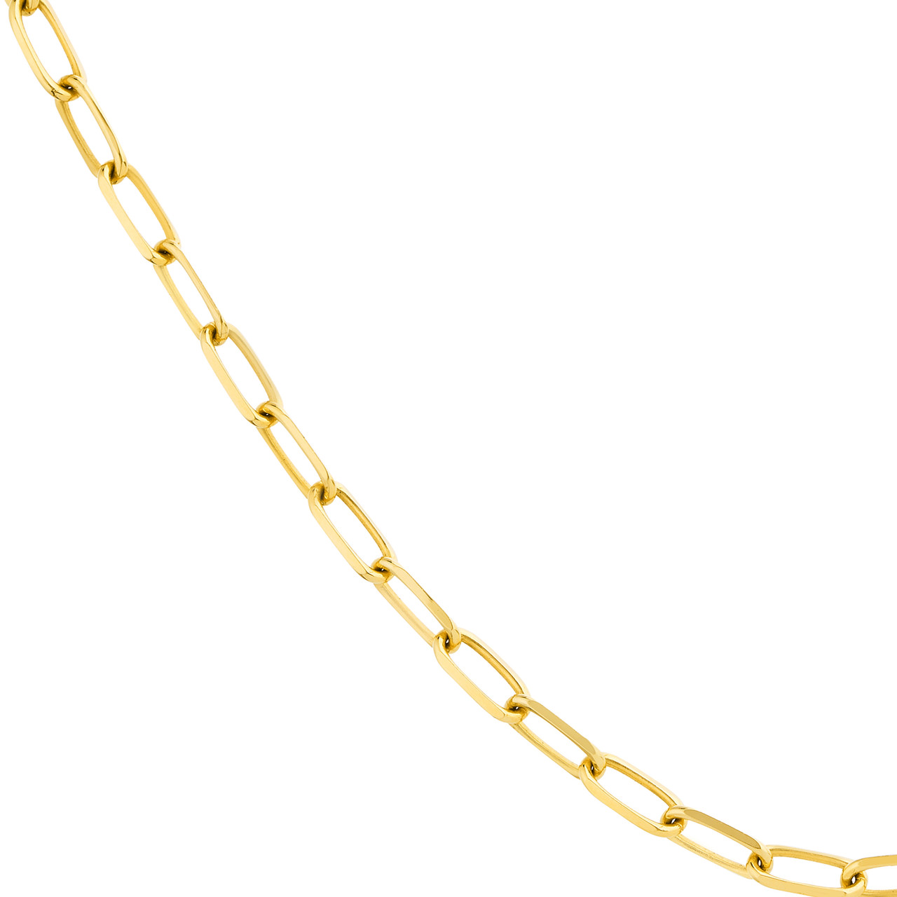 18-Inch 5.25mm Paper Clip Chain with Lobster Lock Unknown Friendly Weight Sterling Silver - view 6