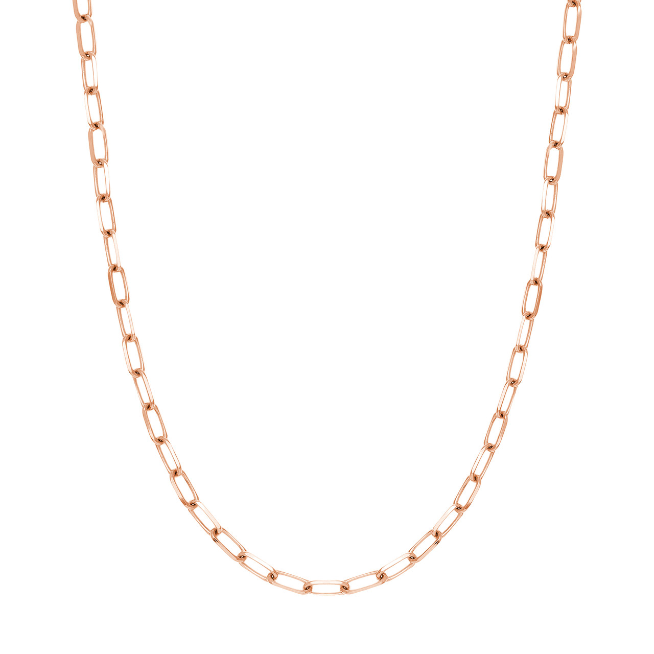 18-Inch 5.25mm Paper Clip Chain with Lobster Lock Unknown Friendly Weight Sterling Silver - view 11