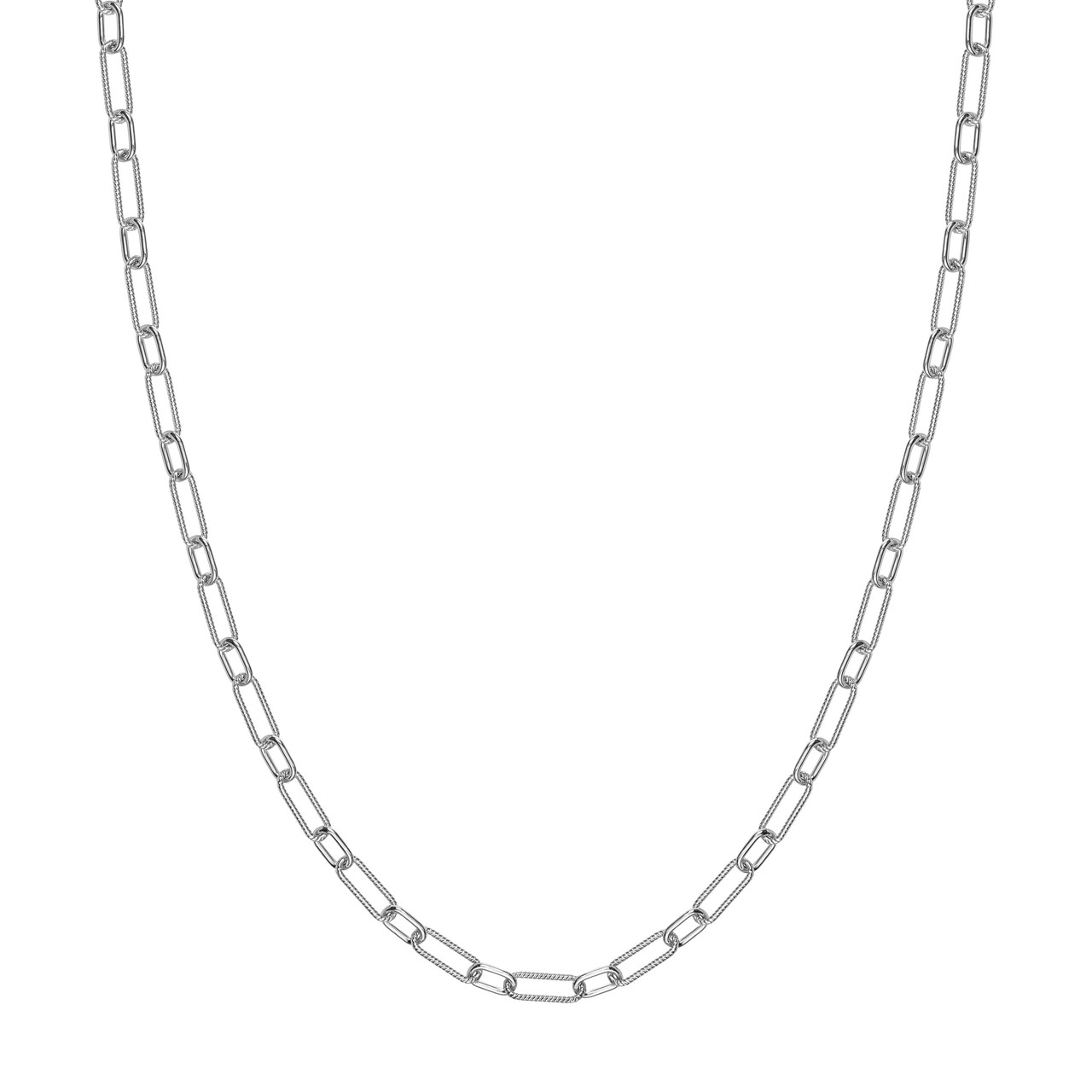 1.0mm Smooth and Twisted Paper Clip Chain w/Lobster lock