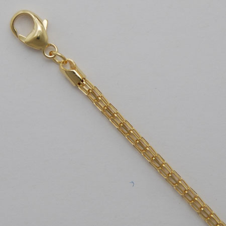 7-Inch 14K Yellow Gold Crown Chain 2.3mm