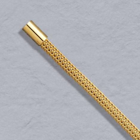 16-Inch 14K Yellow Gold Foxtailmesh 3.6mm, Bayonet Clasp