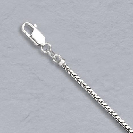 16-Inch 14K White Gold Franco 2.0mm Chain