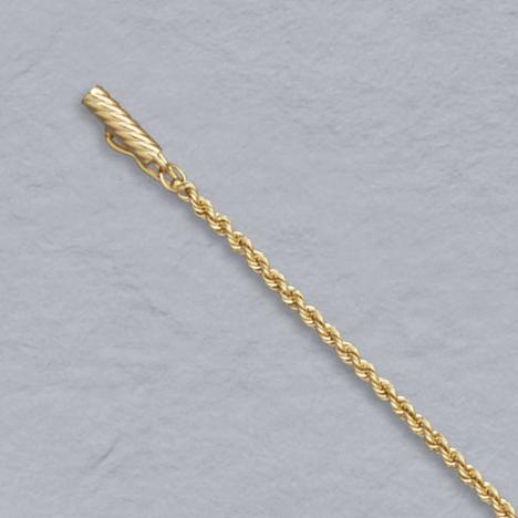 14K Gold Solid Rope Chain 1.8mm [ASORP14] | USA Jewels