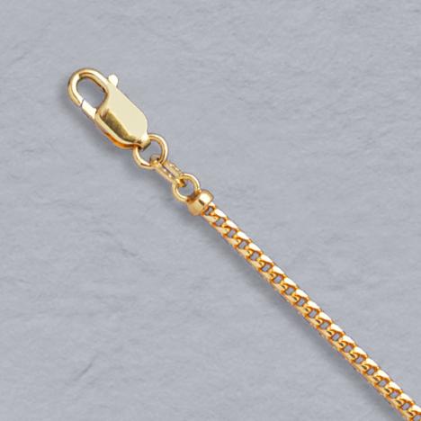 16-Inch 18K Yellow Gold Franco 2.0mm Chain