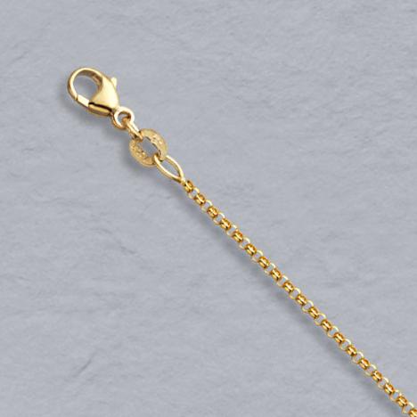 16-Inch 18K Yellow Gold Rolo Chain 1.5mm