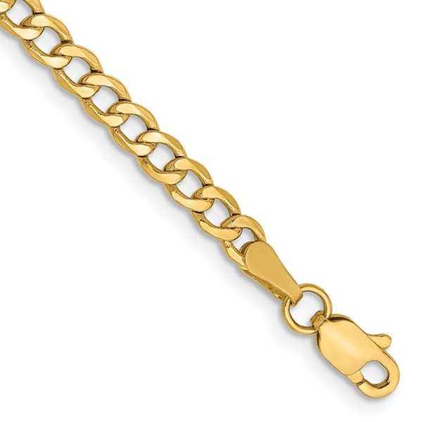 14K Yellow Gold Curb Chains