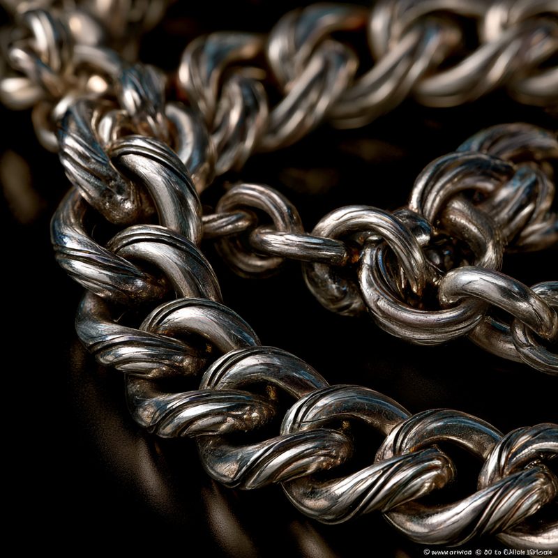 Curb Chains in gold and platinum