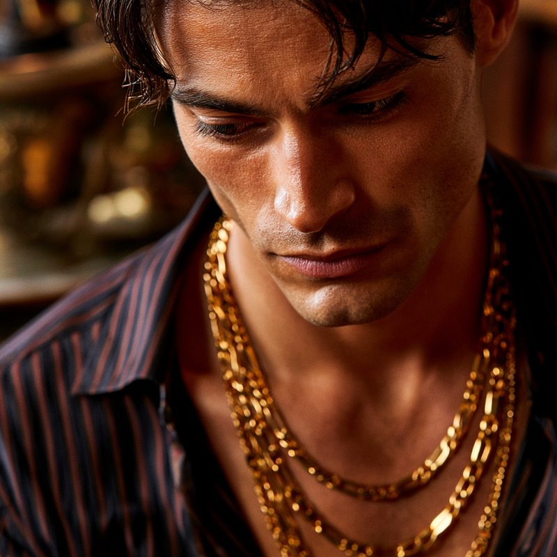 Figaro Chains in gold and platinum