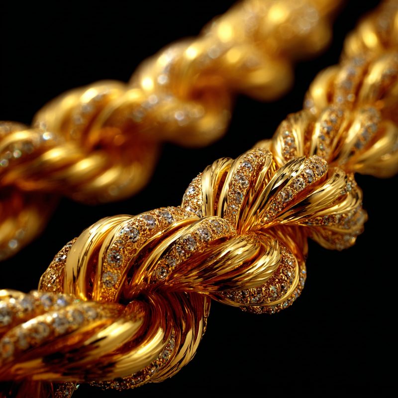 Rope Chains in gold and platinum