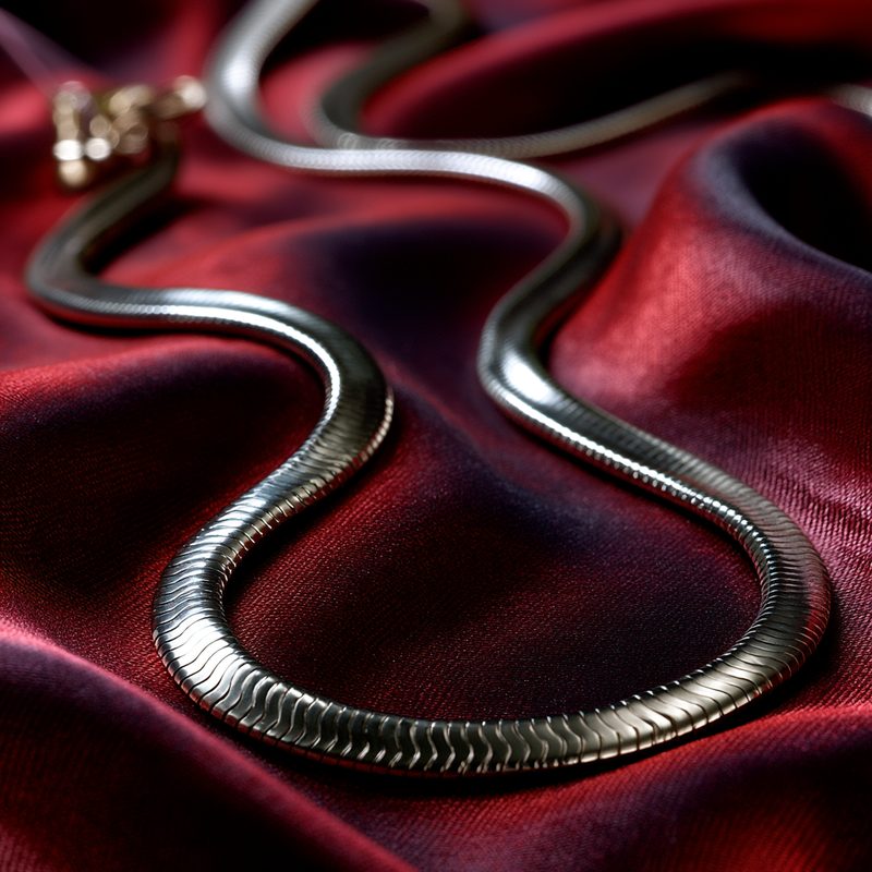 Snake Chains in gold and platinum