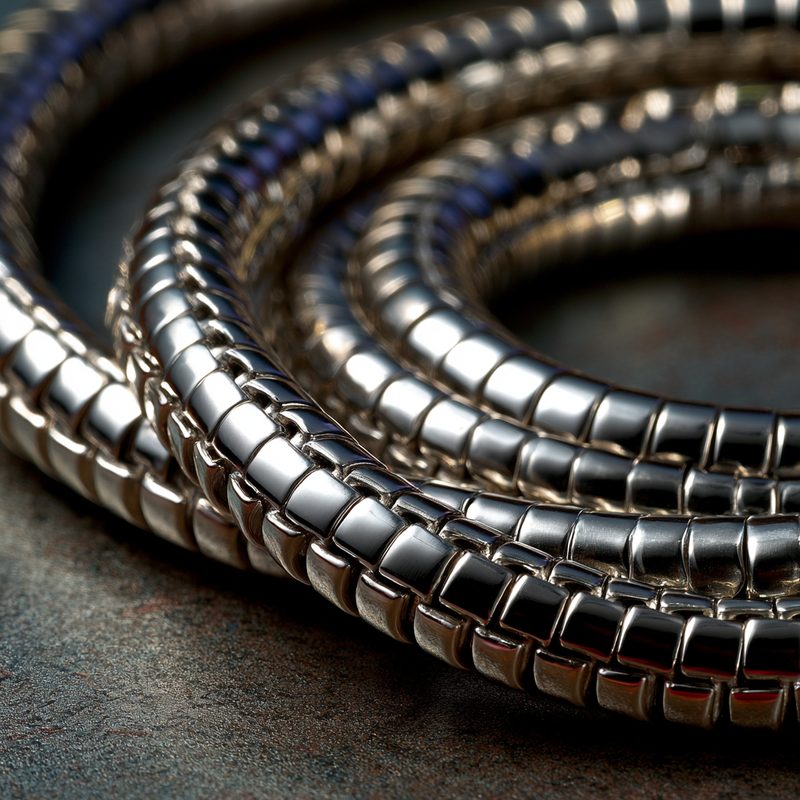 Snake Chains in gold and platinum
