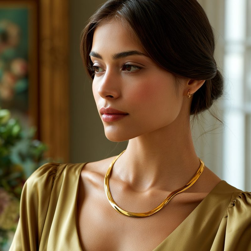 Snake Chains in gold and platinum