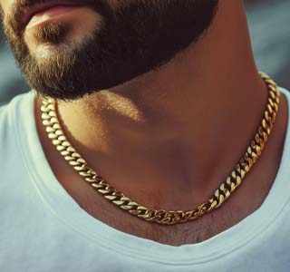 Mens 14K Gold Chains