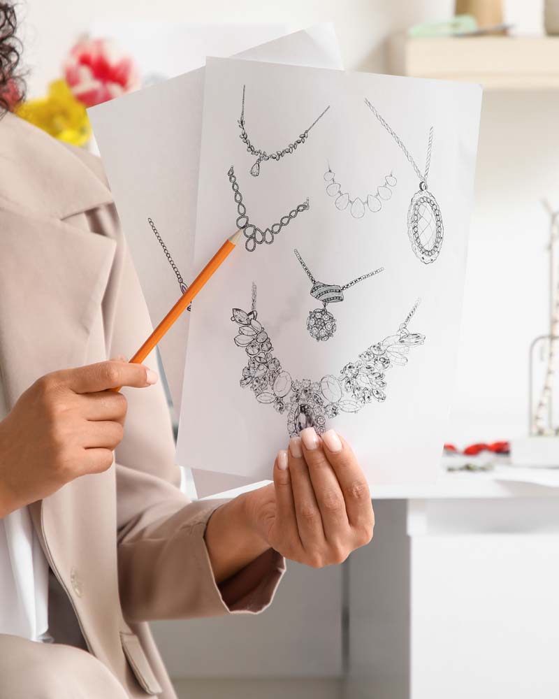 Design your own custom diamond pendant necklace