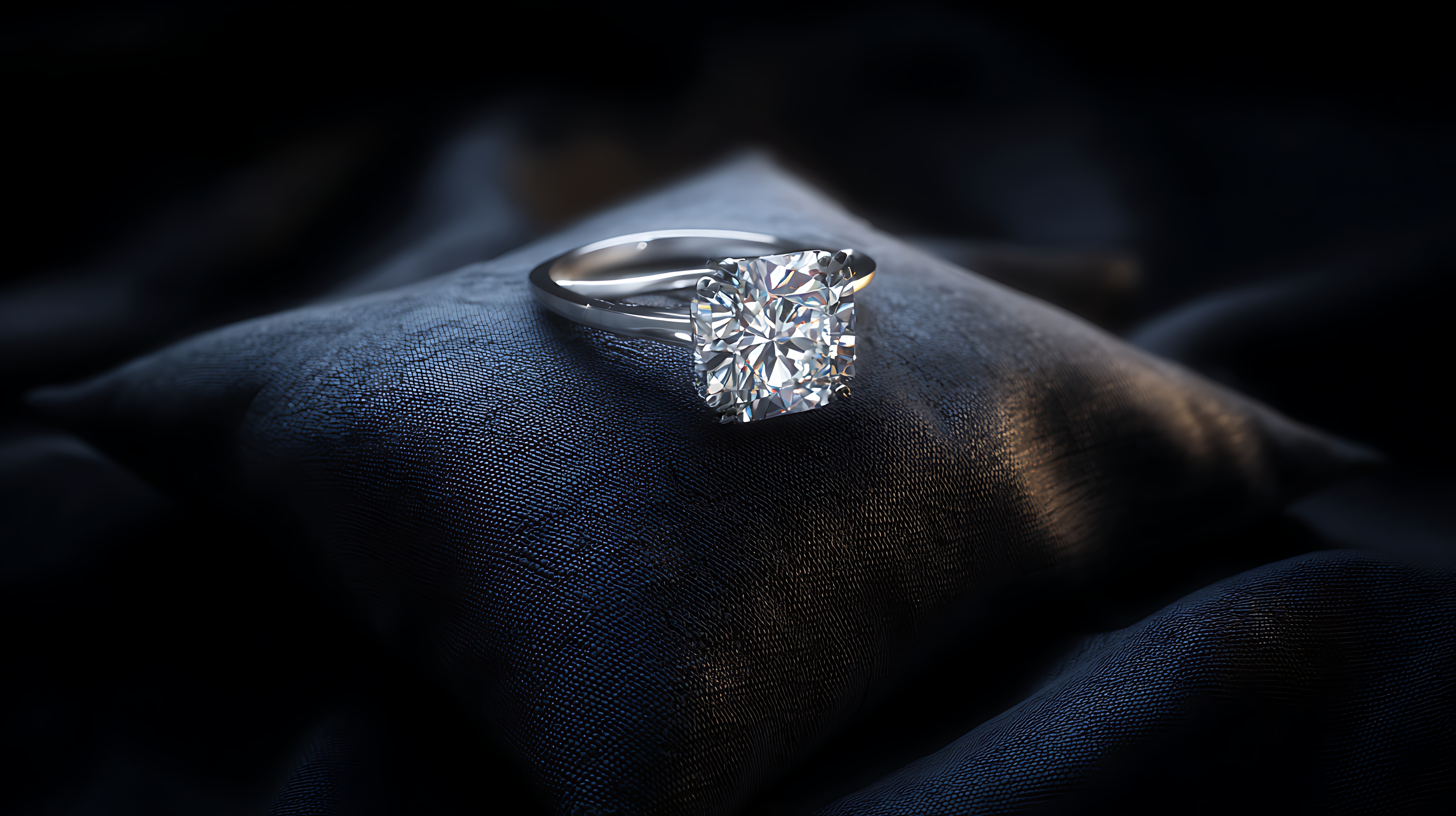 A beautiful diamond ring