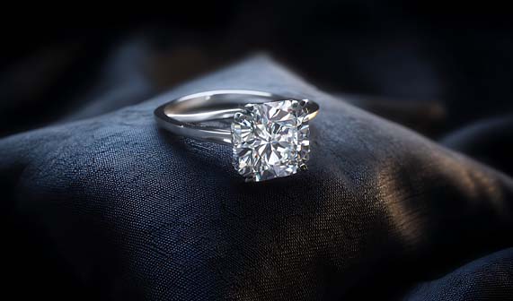 A beautiful diamond ring