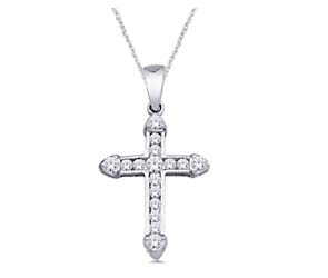 Diamond Cross Pendant