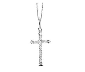 Diamond Cross Pendant