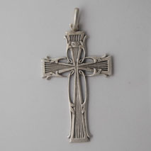 Sterling Silver Traforate Cross