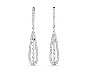 Diamond Hanging Fashion Earrings