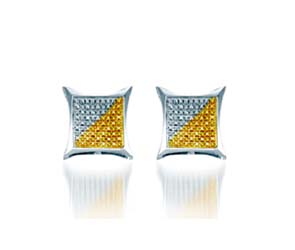 Micro Pave Diamond Earrings<br> 1/4 Carat Total Weight