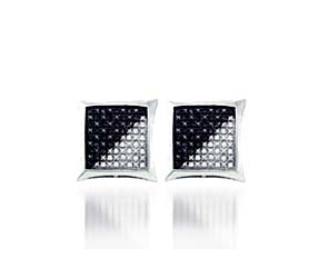 Black Diamond Micro Pave Earrings<br> 1/4 Carat Total Weight