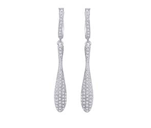 Diamond Dangle Earrings