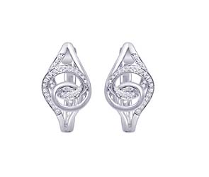 Diamond Huggies Earrings