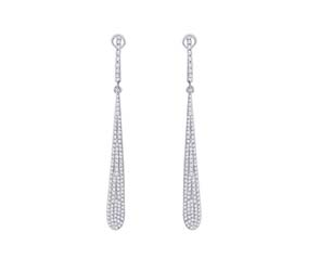 Diamond Dangle Earrings