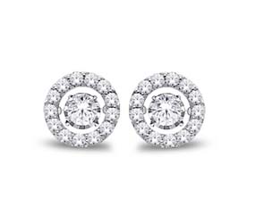 Moving Diamond Fashion Earrings