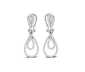 Diamond Drop Earrings