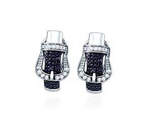 Micro Pave Diamond Earrings<br> 5/8 Carat Total Weight