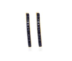 Black Diamond Micro Pave Earrings<br> 1/2 Carat Total Weight