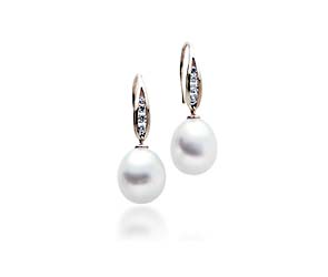 Genuine Paspaley White South Sea Culture Pearl Earrings