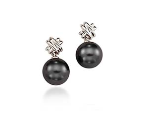 Genuine Tahitian Pearl Drop Earrings