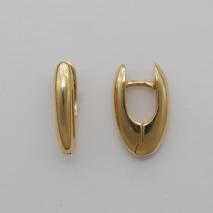 14K Yellow Gold Huggie Style Earrings