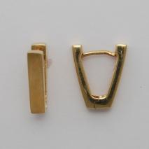 14K Yellow Gold Huggie Style Earrings