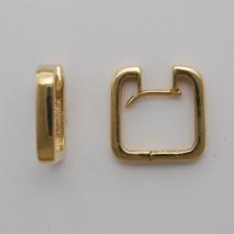 14K Yellow Gold Huggie Style Earrings