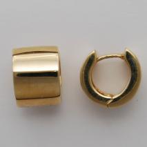 14K Yellow Gold Huggie Style Earrings