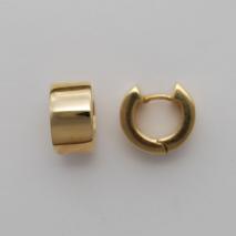 14K Yellow Gold Huggie Style Earrings