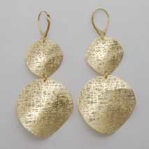14K Yellow Gold Small / Medium Circle Earrings