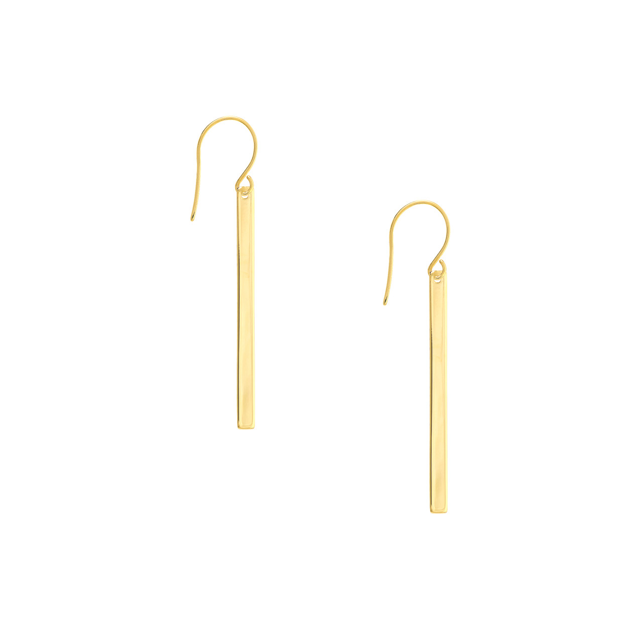 Bar Dangle Earrings on Fish Hook