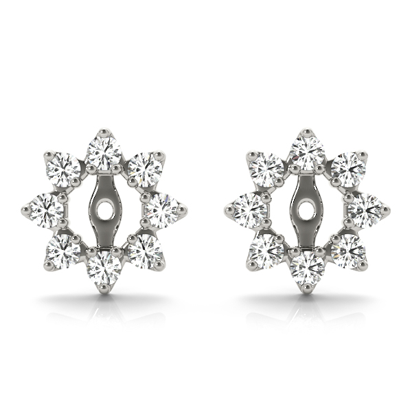 Star Shape Earrings Jackets (4.5 mm) | USA Jewels
