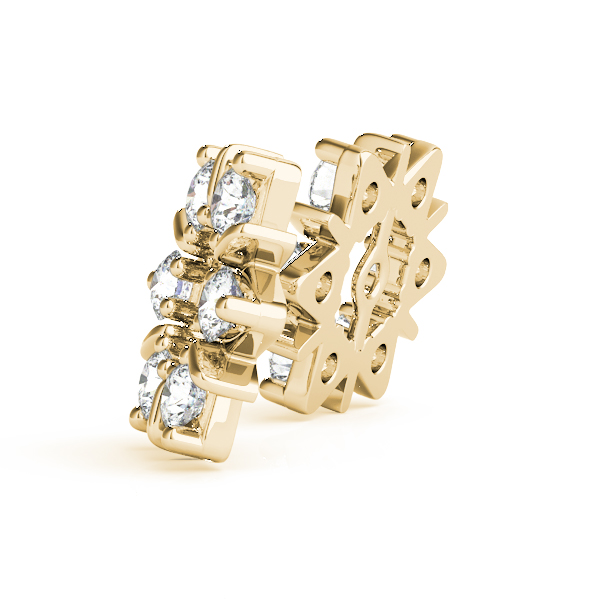   Star Shape Earring Jackets 1/2 Carat Total Weight   (Lab-Created) 0.48 C.T.W 10K yellow, white or rose gold - view 4