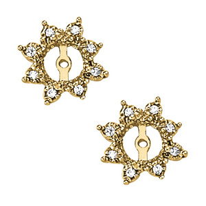 Diamond Earring Jackets  5.2MM
