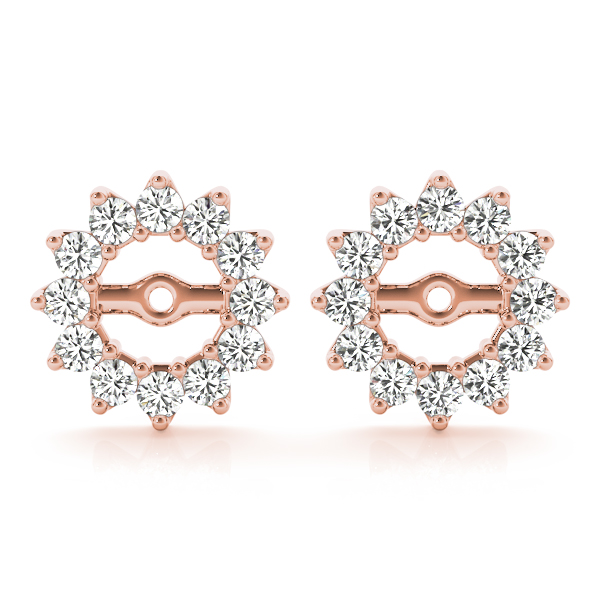   Diamond Earring Jackets -6.0 mm 1/5 Carat Total Weight   (Lab-Created) 0.22 C.T.W 10K yellow, white or rose gold - view 5