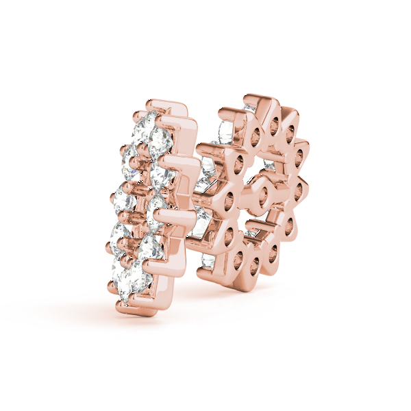   Diamond Earring Jackets -6.0 mm 1/5 Carat Total Weight   (Lab-Created) 0.22 C.T.W 10K yellow, white or rose gold - view 6