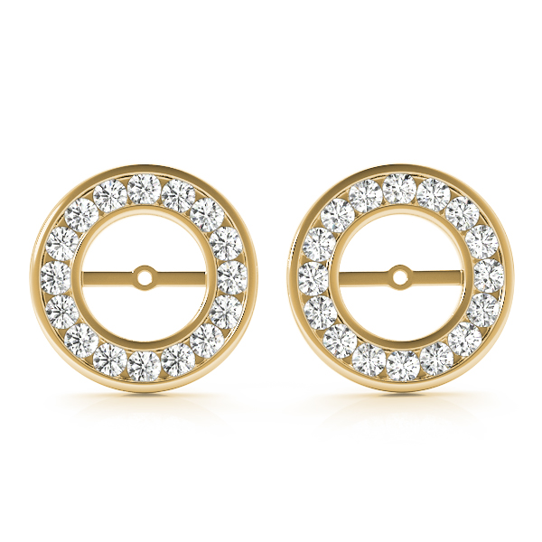   Diamond Earring Jackets 1/4 Carat Total Weight   (Lab-Created) 0.24 C.T.W 10K yellow, white or rose gold - view 3