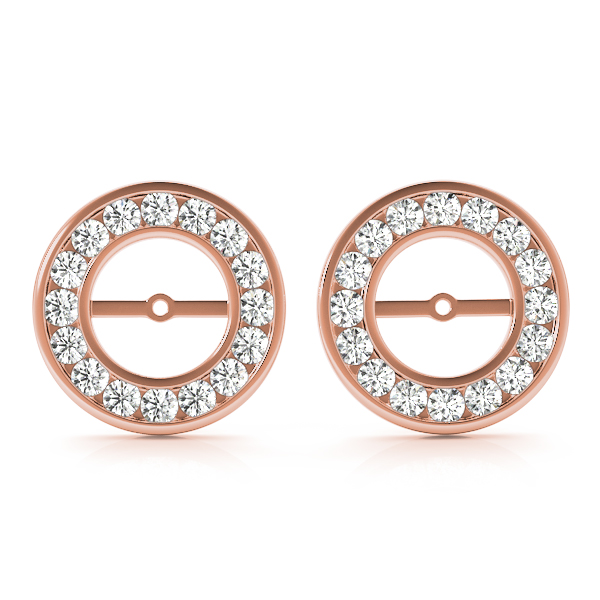   Diamond Earring Jackets 1/4 Carat Total Weight   (Lab-Created) 0.24 C.T.W 10K yellow, white or rose gold - view 5