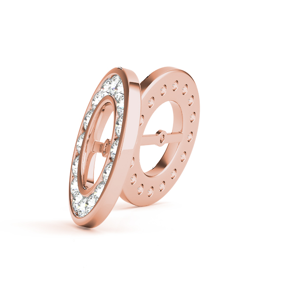   Diamond Earring Jackets 1/4 Carat Total Weight   (Lab-Created) 0.24 C.T.W 10K yellow, white or rose gold - view 6